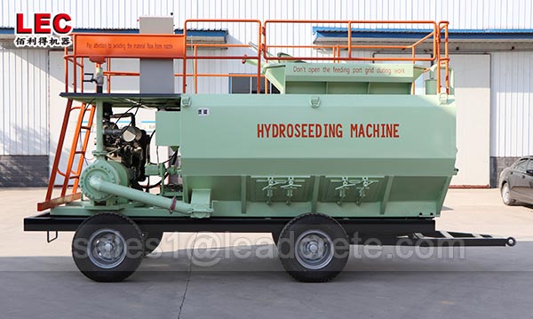 Hydroseeding machine in turkey market