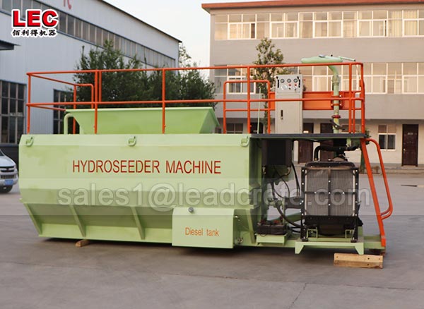 Hydro spray grass machine for spraying grass seeds