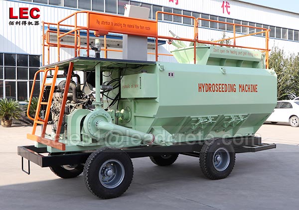 8m3/h hydroseeding machine for landscaping