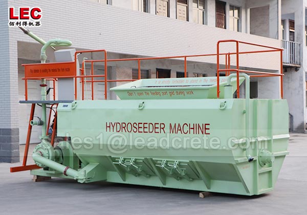 Hydro spray grass machine for spraying grass seeds