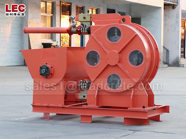 Industrial peristaltic hose squeeze pump for mortar