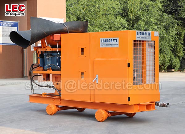 electric motor pea gravel shotcrete gunite machine