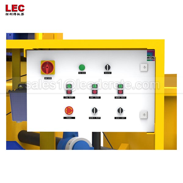 PLC control grout plant