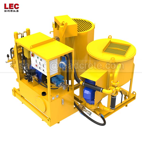 PLC control grout plant