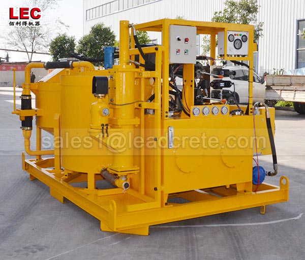 Automatic cement grout mixer pump