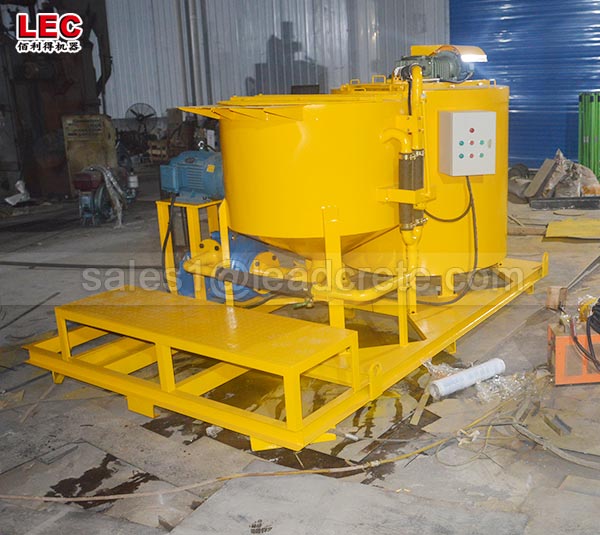 Automatic cement turbo grout mixer and agitator