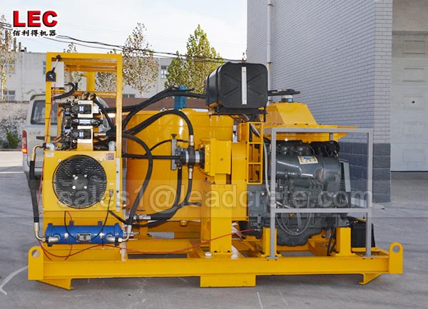 Cement grout plant for tunnel boring machine