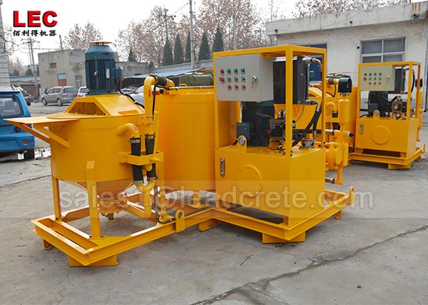 Compaction grout mixer pump plant