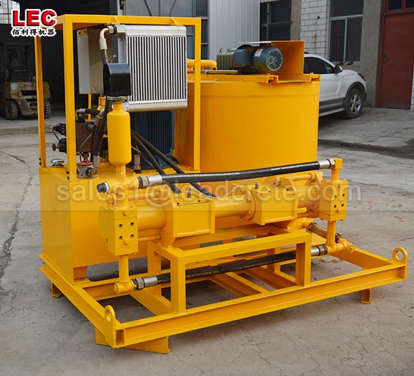 Electric grouting pump mixer for building