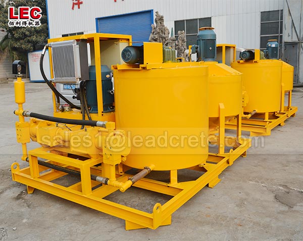 Grouting mixing plant for construction industry