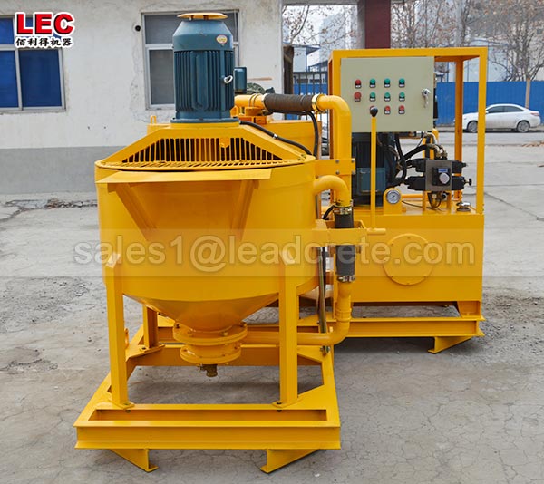 High pressure cement grouting station
