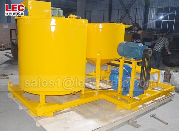 High speed electric cement grout mixer