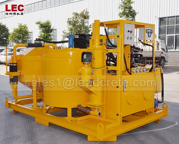 Injection grouting pump system