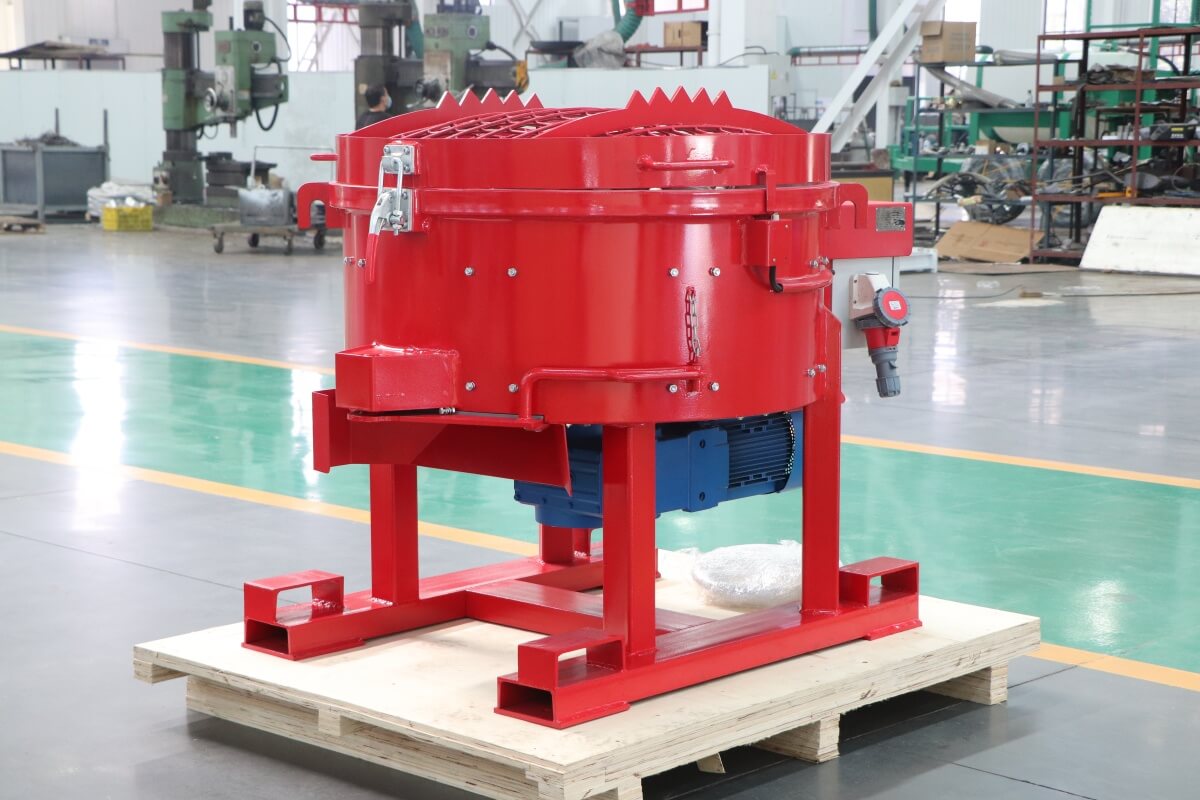 100kg castable refractory pan mixer