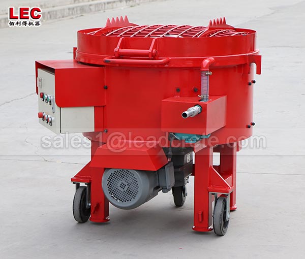 100kg site use mortar pan mixer with wheels