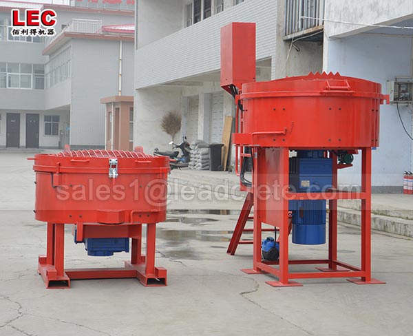 250kg refractory material mixer pan mixer with bag breaker