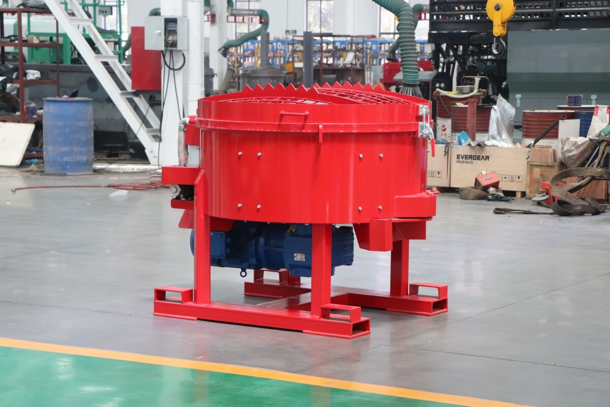 500kg castable refractory pan mixer