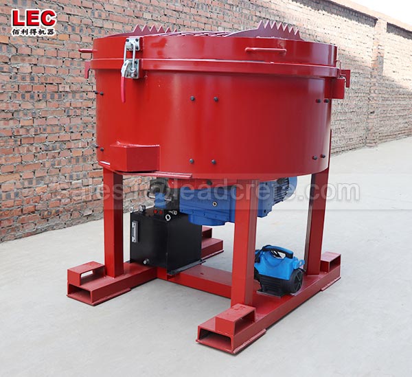 500kg pan mortar castable mixer for refractory