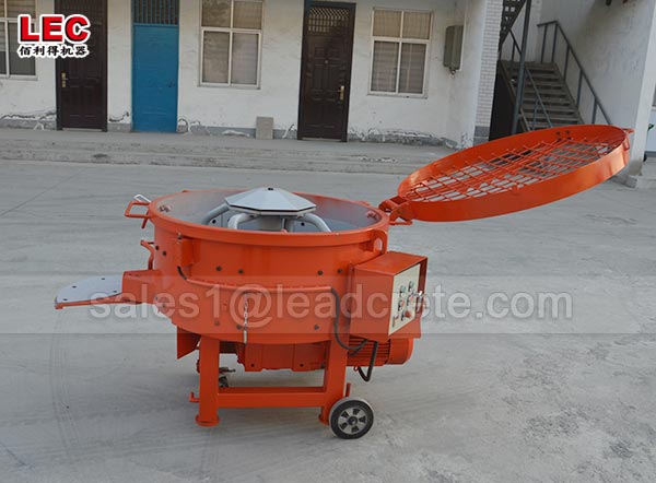 Cheap price castable refractory mobile pan mixer