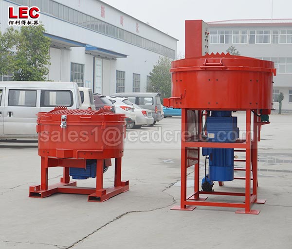 China factory 250 liter pan mortar mixer