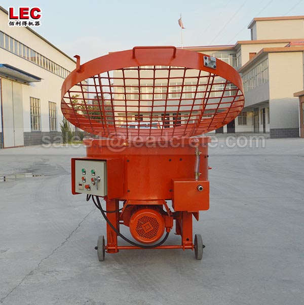 China made castable refractory mobile pan mixer
