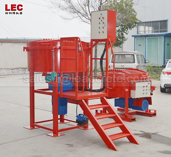 China manufacturer 500kg pan refractory concrete mixer