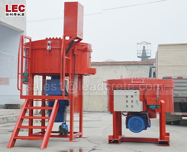 Refractory material and castable mixing refractory pan mixer