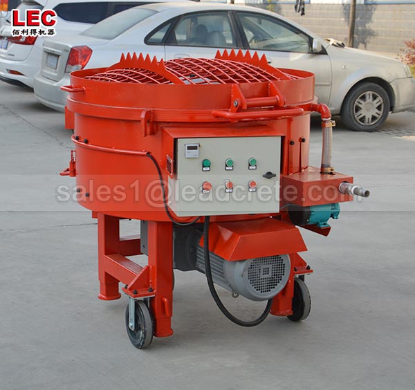 Refractory use castable pan mixer