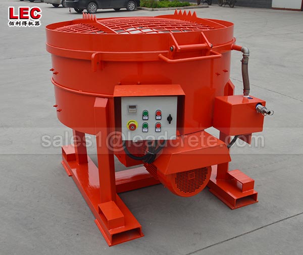 Rotate speed 34rpm castable pan refractory mixer