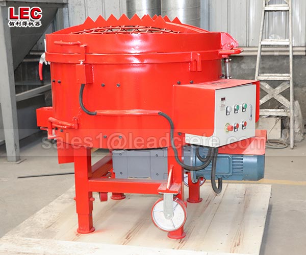 Rotate speed 36rpm pan mixer for refractory in cement factory