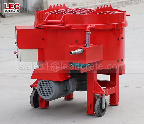 Wheeled mobile small pan mixer