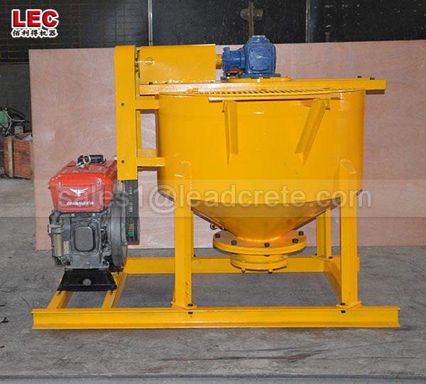 High speed grout mixing machine