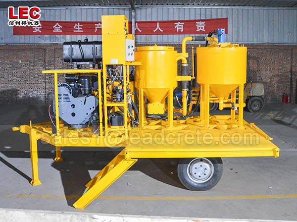 high pressure grouting pump plant