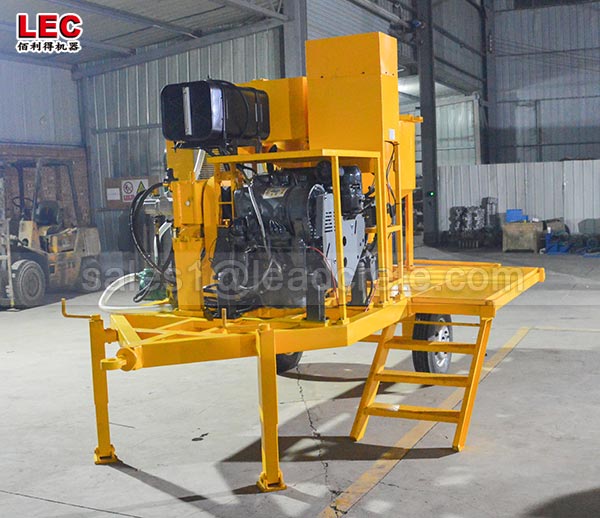 grouting equipment with wheels