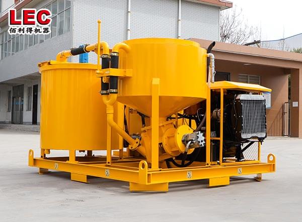 Automatic grouting plant unit