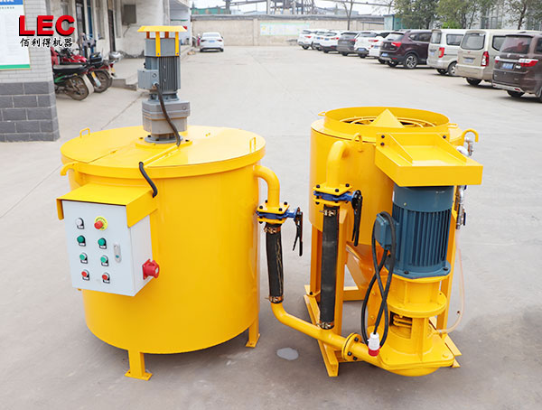 Grout mixing machine