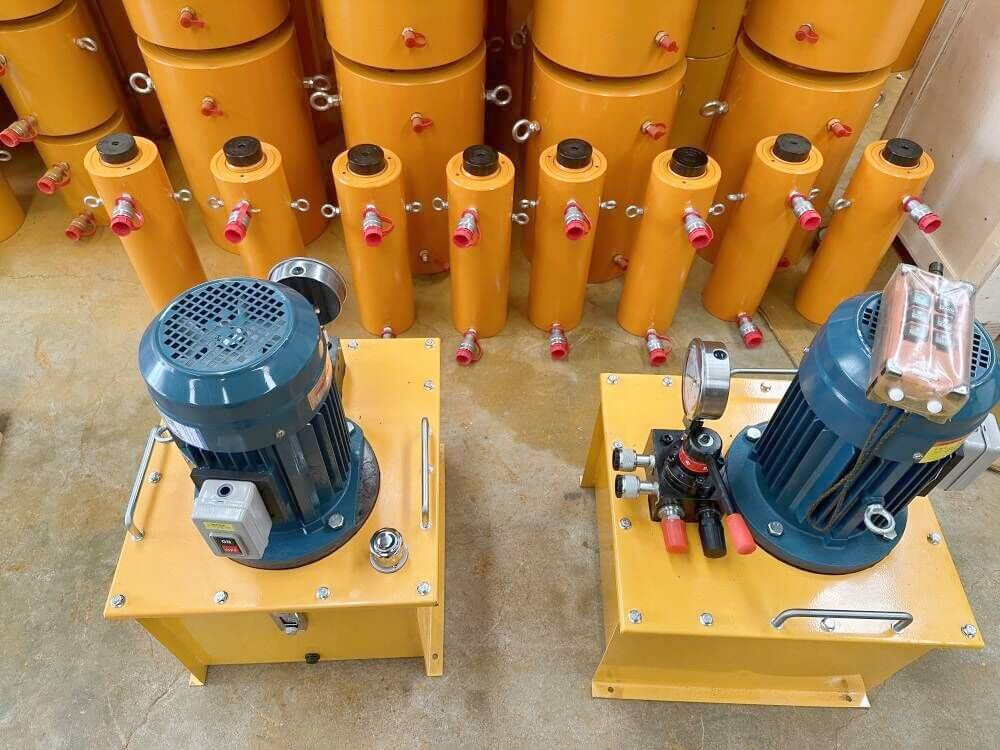 500 Ton Hydraulic Jack with Electric Pump