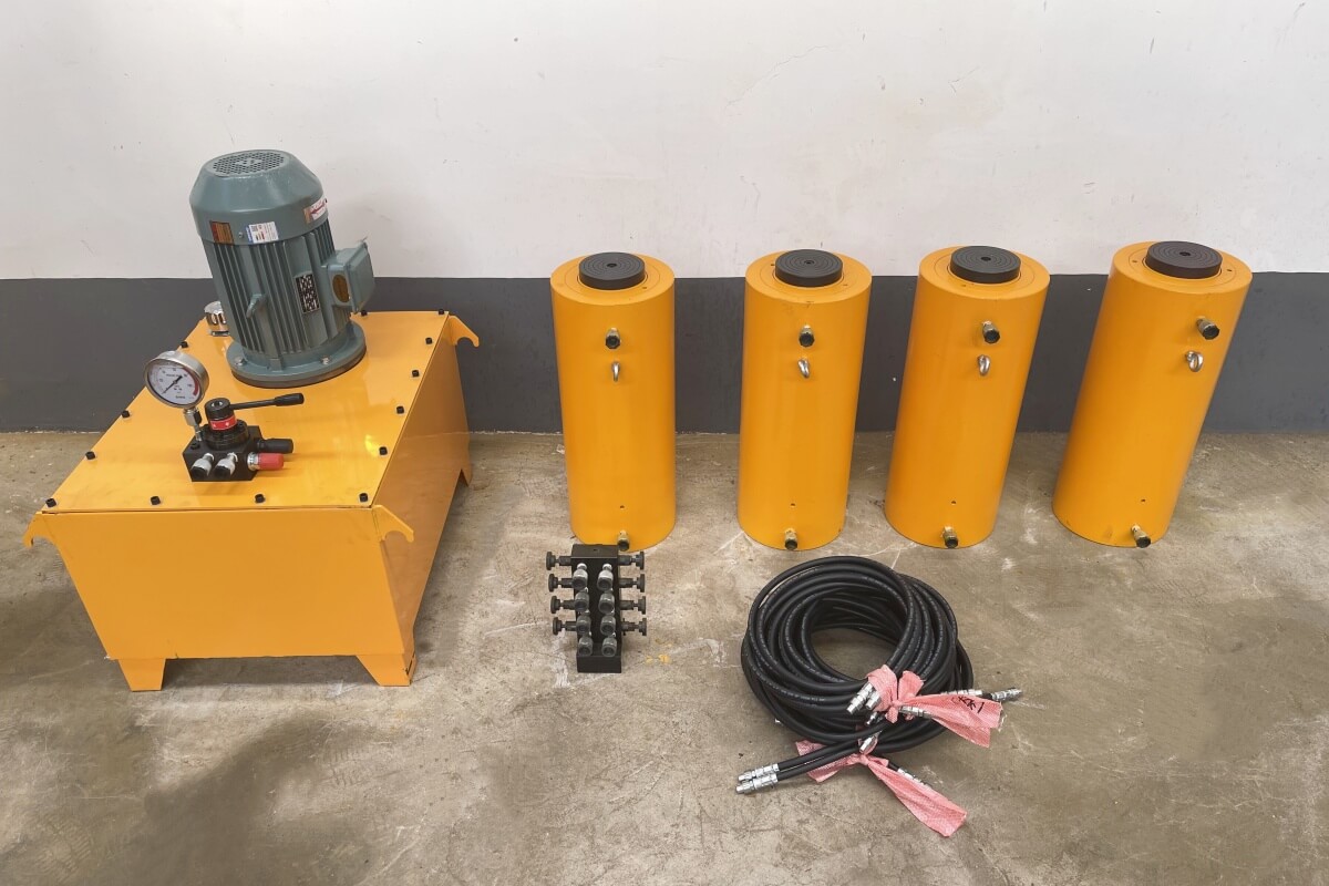 500 ton double acting hydraulic jack price for sale