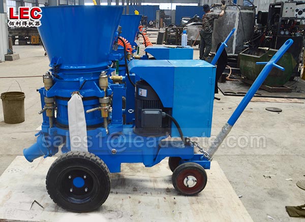 Electric system refractory gunning machine