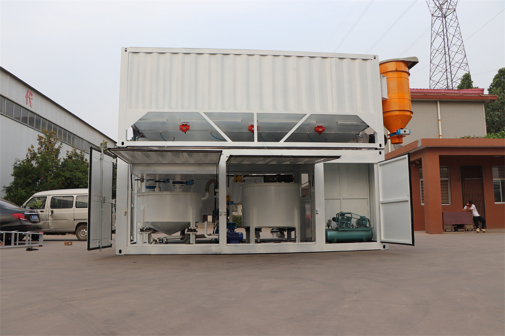 Auto slurry mixer agitator batching plant