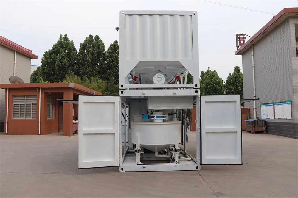 Colloidal grouting mixing batching plant