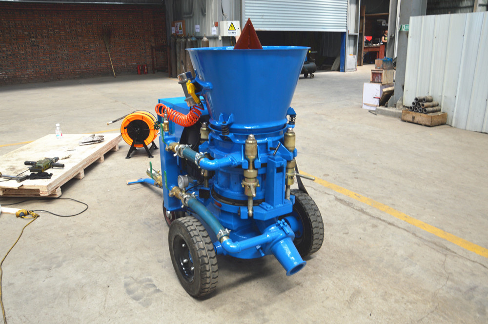 portable electric refractory gunning machine