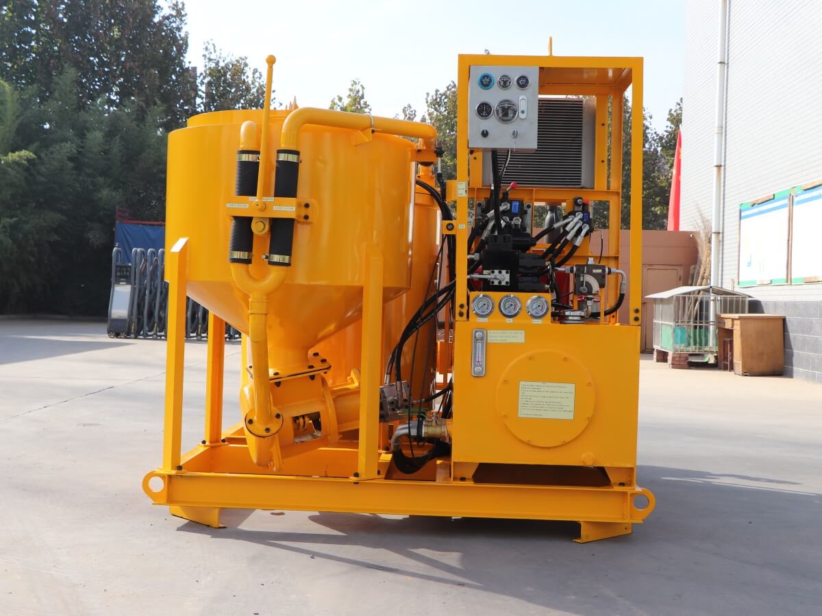 diesel driven cement grouting pump station