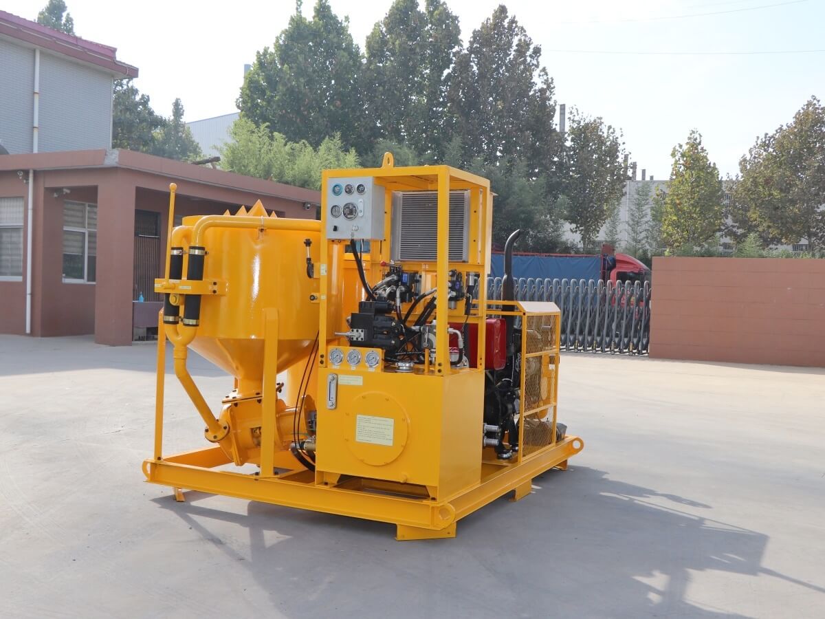diesel driven grout plant