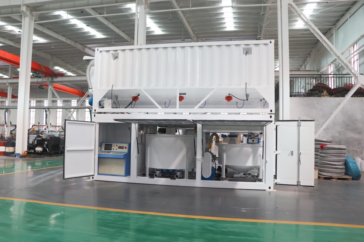 Grout Mixing Plant Station With Silo