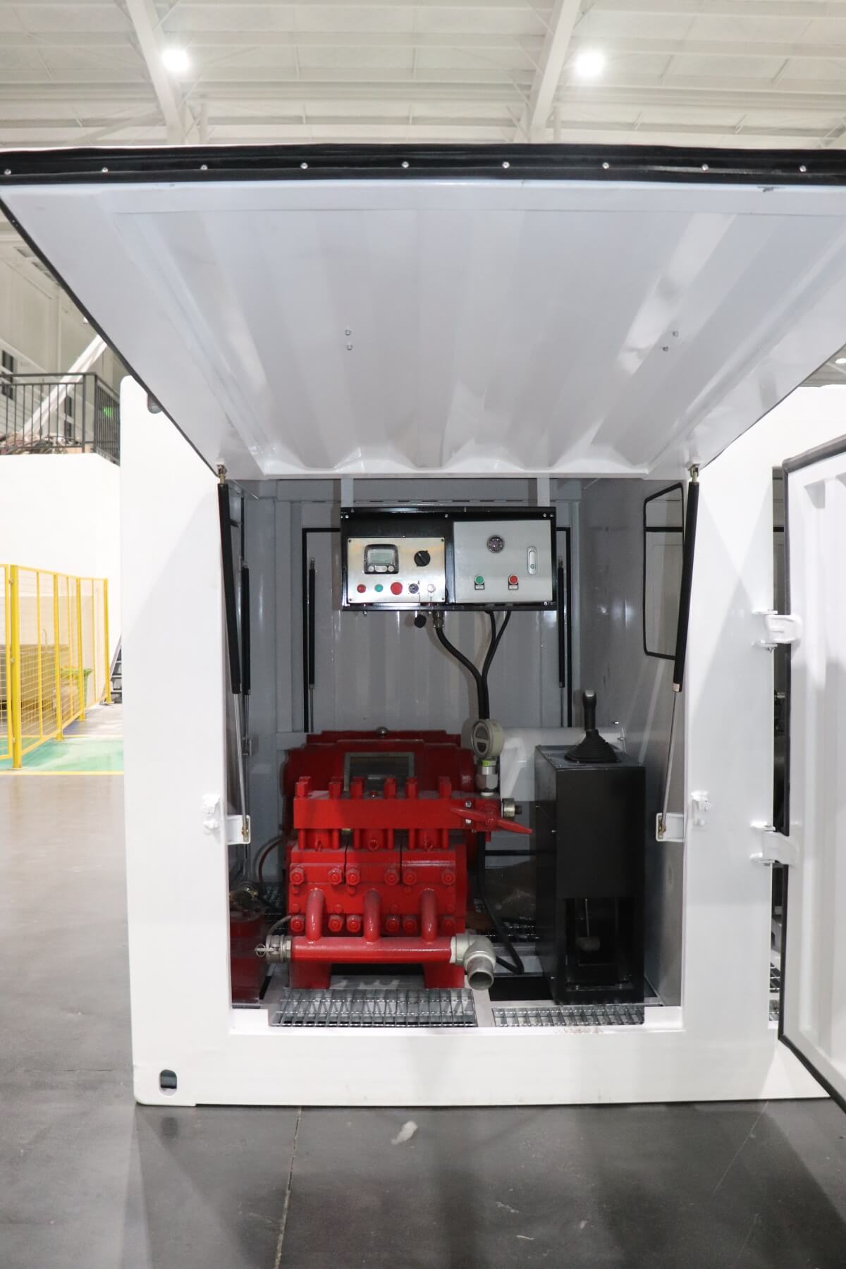 Container type grouting pump