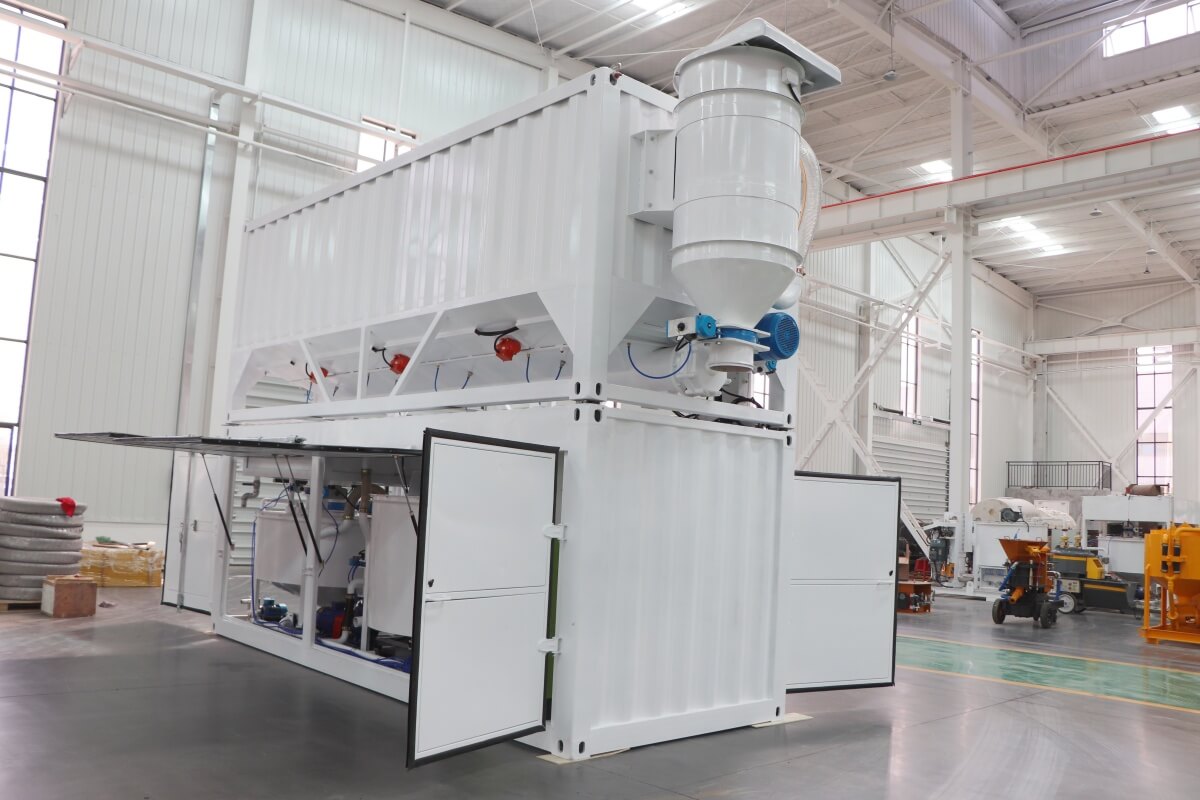 Jet grout mixing equipment