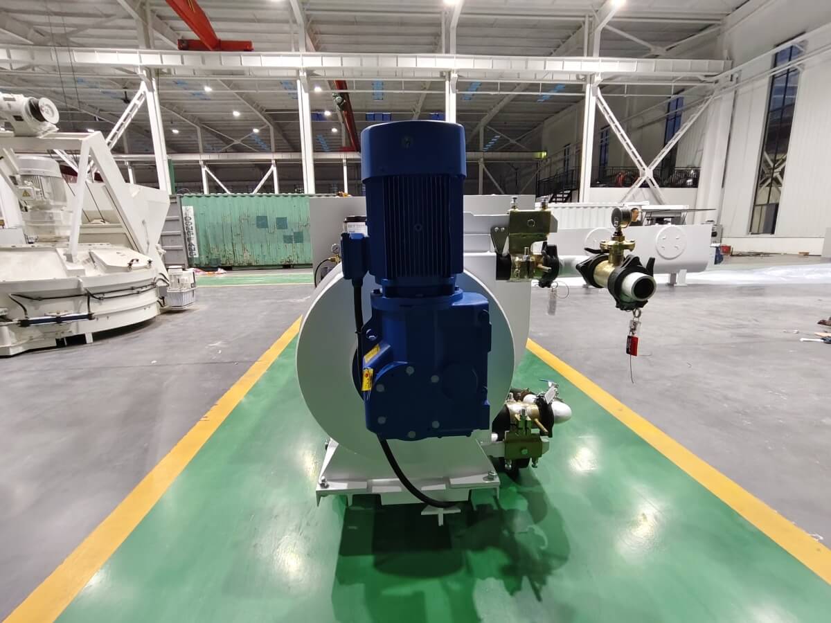 industrial hose pump for pumping concrete