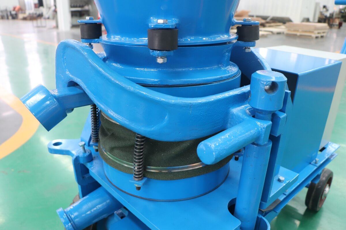 rotor type refractory gunning machine