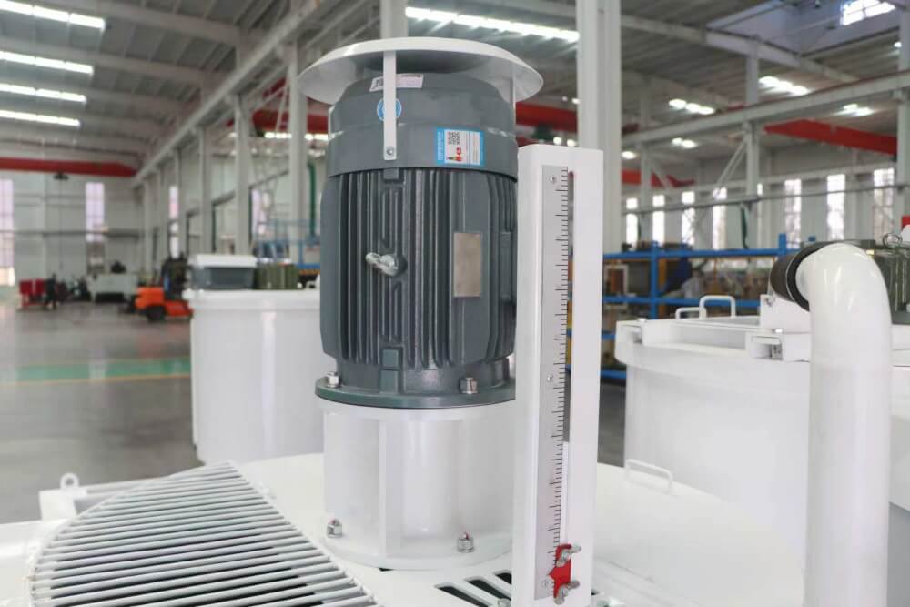 ruler for liquid level of colloidal grout mixer